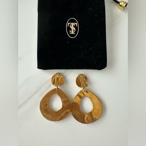 SYLVIA TOLEDANO Thalita 22K Goldplated, Labradorite & Amethyst Drop Earr… - Picture 4 of 5